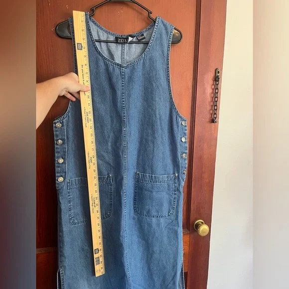 Denim Sleeveless Dress - Picture 7 of 8